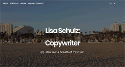 Desktop Screenshot of lisaschulz.com